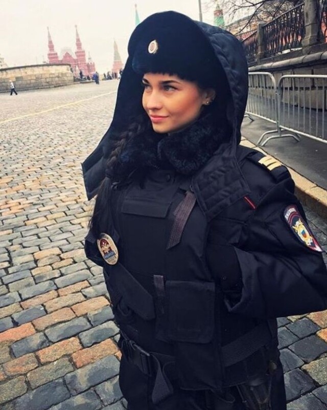 police uniform girl