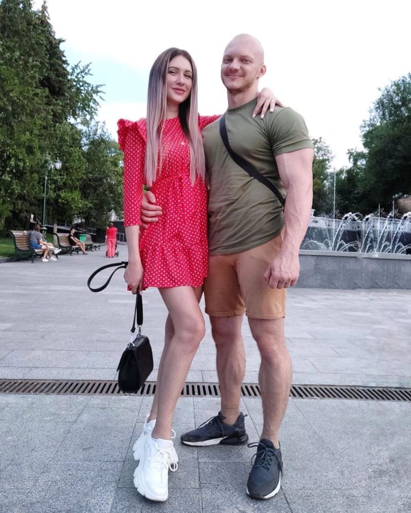 Alexander Nikulin with his wife Natasha